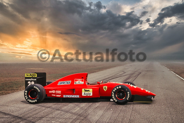 Fiorano Presentazione Ferrari F 92A Alesi Capelli