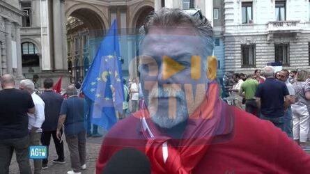 Milano i dipendenti della Direzione Rigenerazione Urbana scendo in piazza