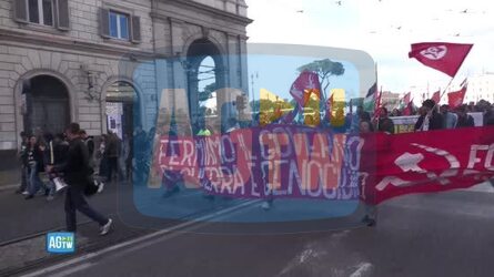 Roma presidio per la Flotilla a sostegno degli attivisti bloccati