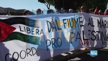 Roma la manifestazione del 25 aprile tra slogan e bandiere pro Palestina