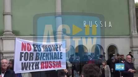 Biennale Venezia la protesta di artisti dissidenti russi e ucraini