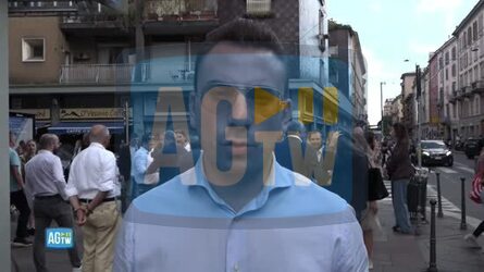 Milano presidio contro la piazza tattica di via Gentilino
