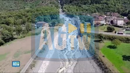 Maltempo in Valcamonica crolla il ponte di Rino a Sonico le immagini dal drone