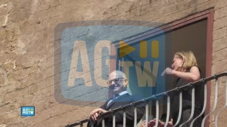 Roma premi Nobel ed ex Capi di Stato firmano la dichiarazione per la pace insieme a Sharon Stone