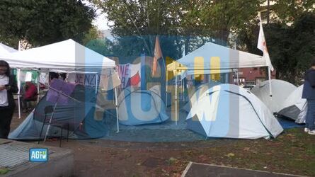 Roma tende dei Giovani Democratici a Piazza Bologna contro il caro affitti &laquo;Siamo una generazione senza casa&raquo;