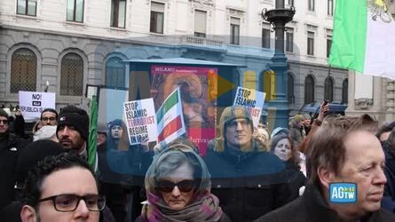 Milano presidio in piazza della Scala per la libert&agrave; in Iran &laquo;Il regime uccide e silenzia&raquo;
