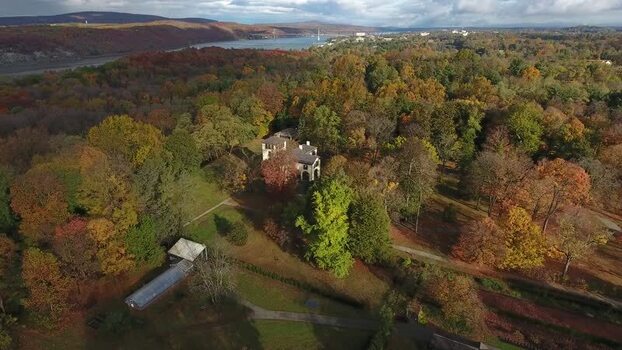 Aerial view of Locust Grove Historic Site United States. Aerial view of Locust Grove Historic Site United States.
