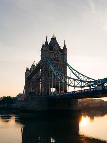 London United Kingdom 20 June 2025 View of the iconic Tower Bridge standing majestically over the Thames its intricate architecture reflecting the soft golden light of dawn. London United Kingdom 20 June 2025 View of the iconic Tower Bridge standing majestically over the Thames its intricate architecture reflecting the soft golden light of dawn.