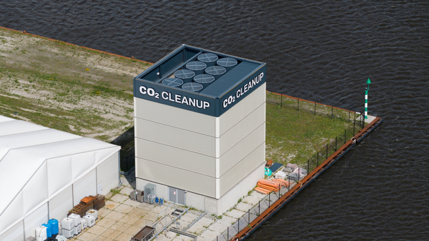 Alkmaar Netherlands 09 June 2026 Aerial View of Direct Air Capture Technology Alkmaar Netherlands 09 June 2026 Aerial View of Direct Air Capture Technology