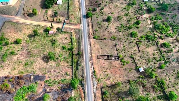 Aerial view of Professor Kalu Ezera Road Nigeria. Aerial view of Professor Kalu Ezera Road Nigeria.