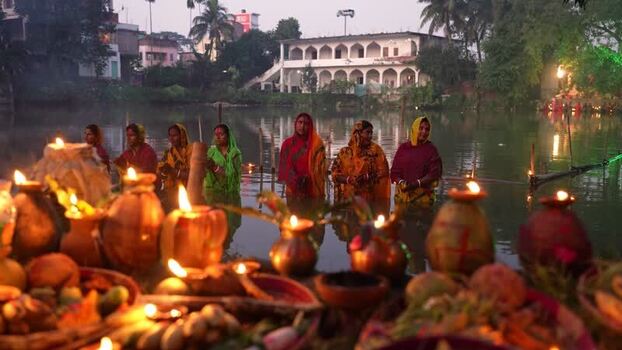 View of women performing religious rituals in Bogura Bangladesh. View of women performing religious rituals in Bogura Bangladesh.