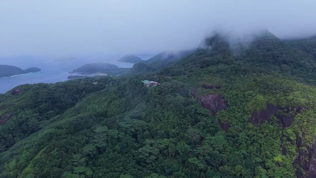 Aerial view of Seychelles Trading Company Ltd. in Victoria Seychelles.