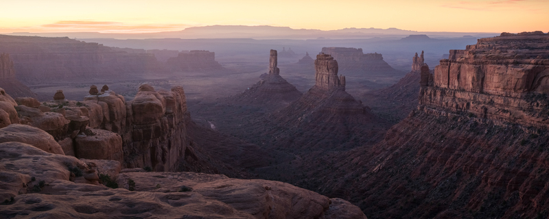 Aerial view of the red rock formations and mesas of Bears Ears at golden hour in San Juan County Utah United States. Aerial view of the red rock formations and mesas of Bears Ears at golden hour in San Juan County Utah United States.
