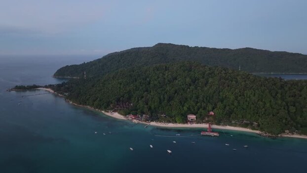 Aerial view of Perhentian Islands Malaysia. Aerial view of Perhentian Islands Malaysia.