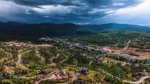Aerial view of Granby United States.