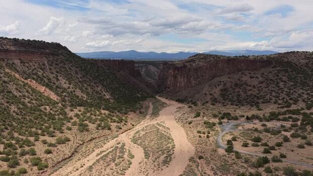Aerial view of Diablo Canyon Recreation Area United States.