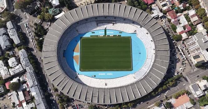 Aerial view of Boris Paichadze Dinamo Arena in Tbilisi Georgia. Aerial view of Boris Paichadze Dinamo Arena in Tbilisi Georgia.