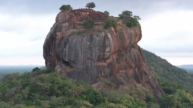Aerial view of Sigiriya Lion Rock fortress Sri Lanka. Aerial view of Sigiriya Lion Rock fortress Sri Lanka.