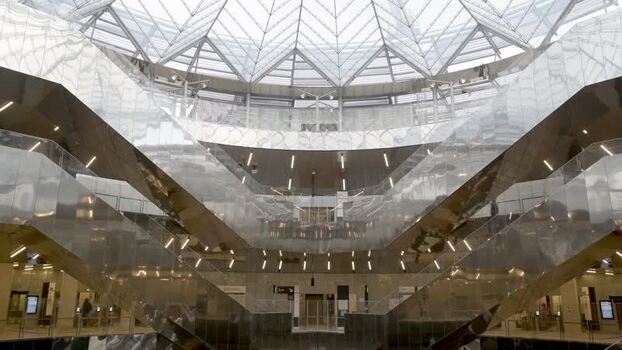View of Gare Gustave Roussy Villejuif interior France. View of Gare Gustave Roussy Villejuif interior France.
