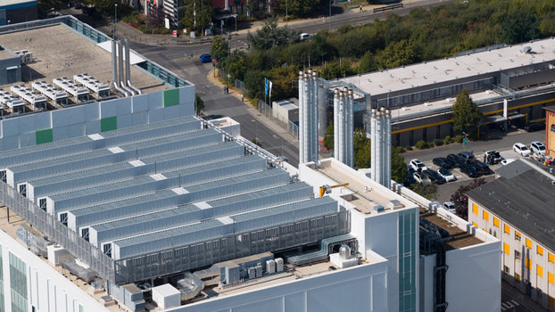 Aerial view of Large Hyperscale Data Center Campus Aerial view of Large Hyperscale Data Center Campus