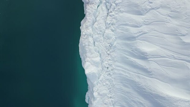 Aerial view of Ilulissat Icefjord Greenland. Aerial view of Ilulissat Icefjord Greenland.