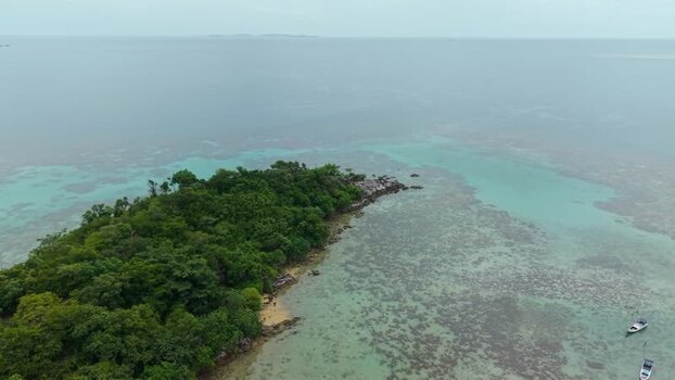 Aerial view of Annora Beach Indonesia. Aerial view of Annora Beach Indonesia.