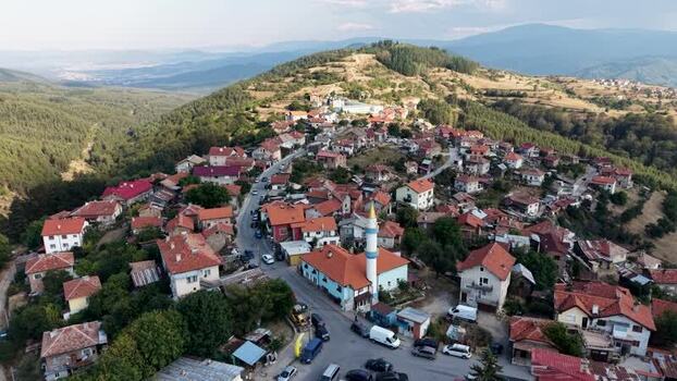 Aerial view of Sveta Petka village in Pazardzhik Bulgaria. Aerial view of Sveta Petka village in Pazardzhik Bulgaria.