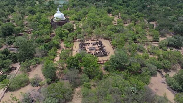 Aerial view of Polonnaruwa Ancient City in Sri Lanka. Aerial view of Polonnaruwa Ancient City in Sri Lanka.