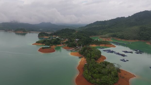 Aerial view of Batang Ai reservoir in Sarawak Malaysia. Aerial view of Batang Ai reservoir in Sarawak Malaysia.