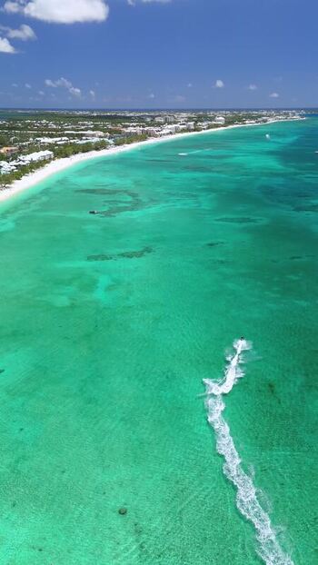 Aerial view of Grand Cayman Cayman Islands. Aerial view of Grand Cayman Cayman Islands.