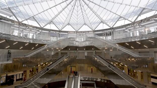 View of Gare Gustave Roussy Villejuif France. View of Gare Gustave Roussy Villejuif France.