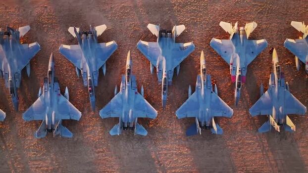 Aerial view of F 15 fighter jets United States. Aerial view of F 15 fighter jets United States.