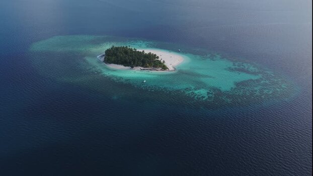 Aerial view of a tropical island with coral reefs Maldives. Aerial view of a tropical island with coral reefs Maldives.