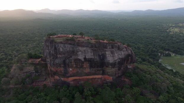 Aerial view of Sigiriya Lion Rock fortress in Sri Lanka. Aerial view of Sigiriya Lion Rock fortress in Sri Lanka.