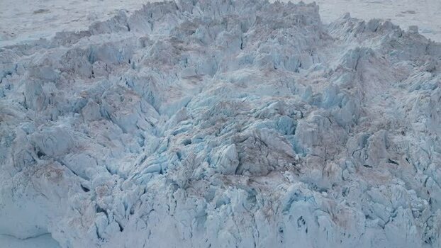 Aerial view of Ilulissat Icefjord Greenland. Aerial view of Ilulissat Icefjord Greenland.