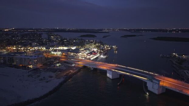 Aerial view of John s Pass Village and Boardwalk United States. Aerial view of John s Pass Village and Boardwalk United States.