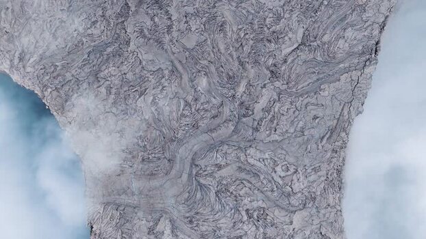 Aerial view of solidified lava flows at Erta Ale Volcano Ethiopia. Aerial view of solidified lava flows at Erta Ale Volcano Ethiopia.