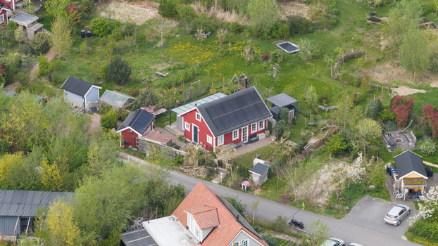 Aerial View of Ecovillage in Almere Aerial View of Ecovillage in Almere
