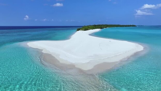 Aerial view of a pristine white sandbank in turquoise waters Maldives. Aerial view of a pristine white sandbank in turquoise waters Maldives.