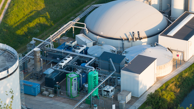 Waalwijk Netherlands 09 May 2026 Aerial view of WABICO Bio Energy Plant Waalwijk Waalwijk Netherlands 09 May 2026 Aerial view of WABICO Bio Energy Plant Waalwijk