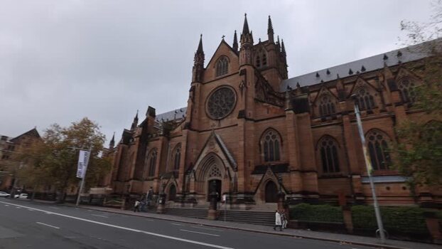 View of St Mary s Cathedral in Sydney Australia.
