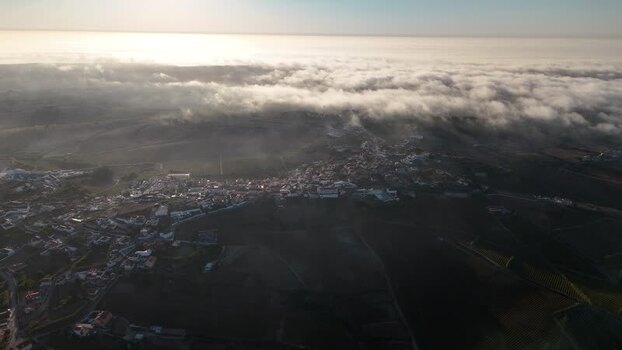 Aerial view of a town Portugal. Aerial view of a town Portugal.