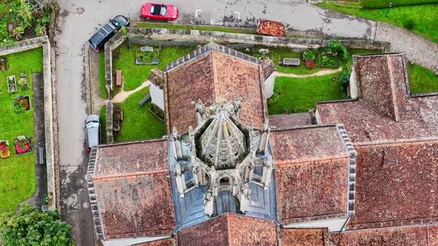 Aerial view of Castle and Monastery Bebenhausen Germany. Aerial view of Castle and Monastery Bebenhausen Germany.