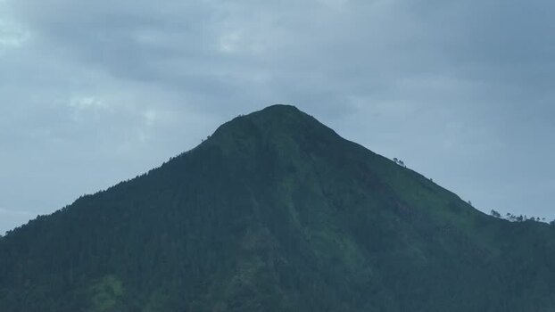 Aerial view of a mountain peak Indonesia. Aerial view of a mountain peak Indonesia.