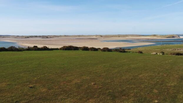 Aerial view of Ballyness Bay in Gortahork Ireland. Aerial view of Ballyness Bay in Gortahork Ireland.
