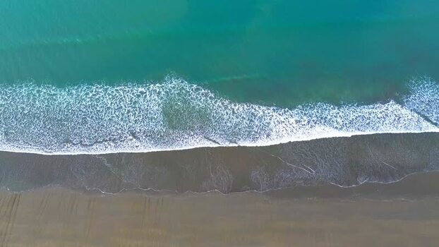 Aerial view of waves meeting the shore Bangladesh. Aerial view of waves meeting the shore Bangladesh.