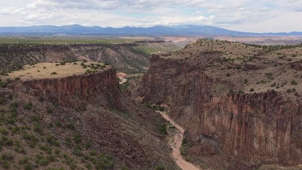 Aerial view of Diablo Canyon in Santa Fe United States.