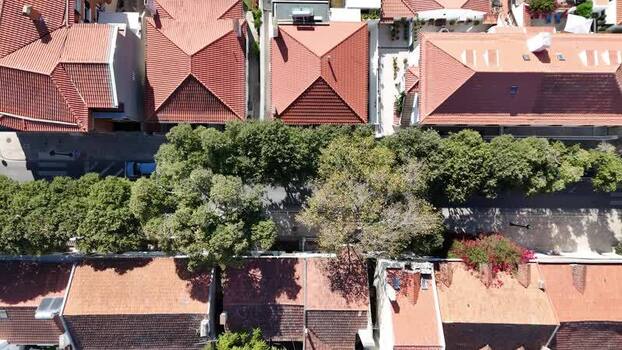 Aerial view of residential houses in Cascais Portugal. Aerial view of residential houses in Cascais Portugal.