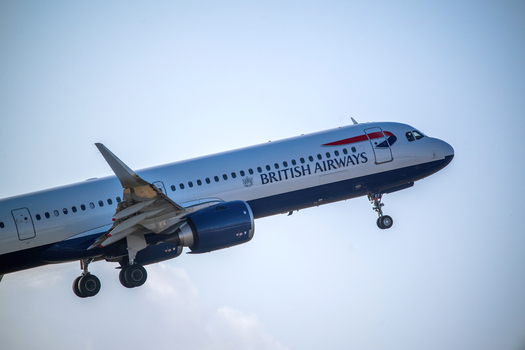 Lisboa Portugal 10 May 2026 View of a British Airways airplane taking off from Humberto Delgado Airport with landing gear extended against a clear blue sky. Lisboa Portugal 10 May 2026 View of a British Airways airplane taking off from Humberto Delgado Airport with landing gear extended against a clear blue sky.