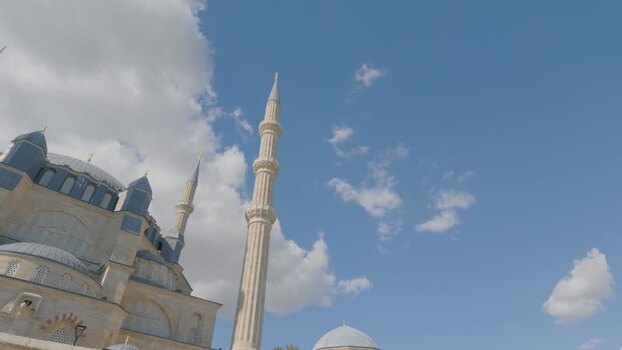 View of Selimiye Mosque in Edirne Turkiye. View of Selimiye Mosque in Edirne Turkiye.